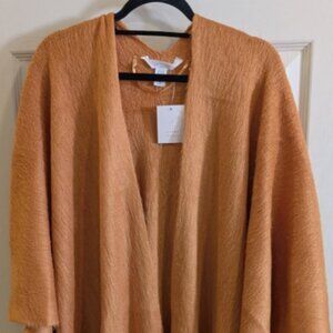 Lauren Conrad Womens One Size (large) Rust Knit Wrap
